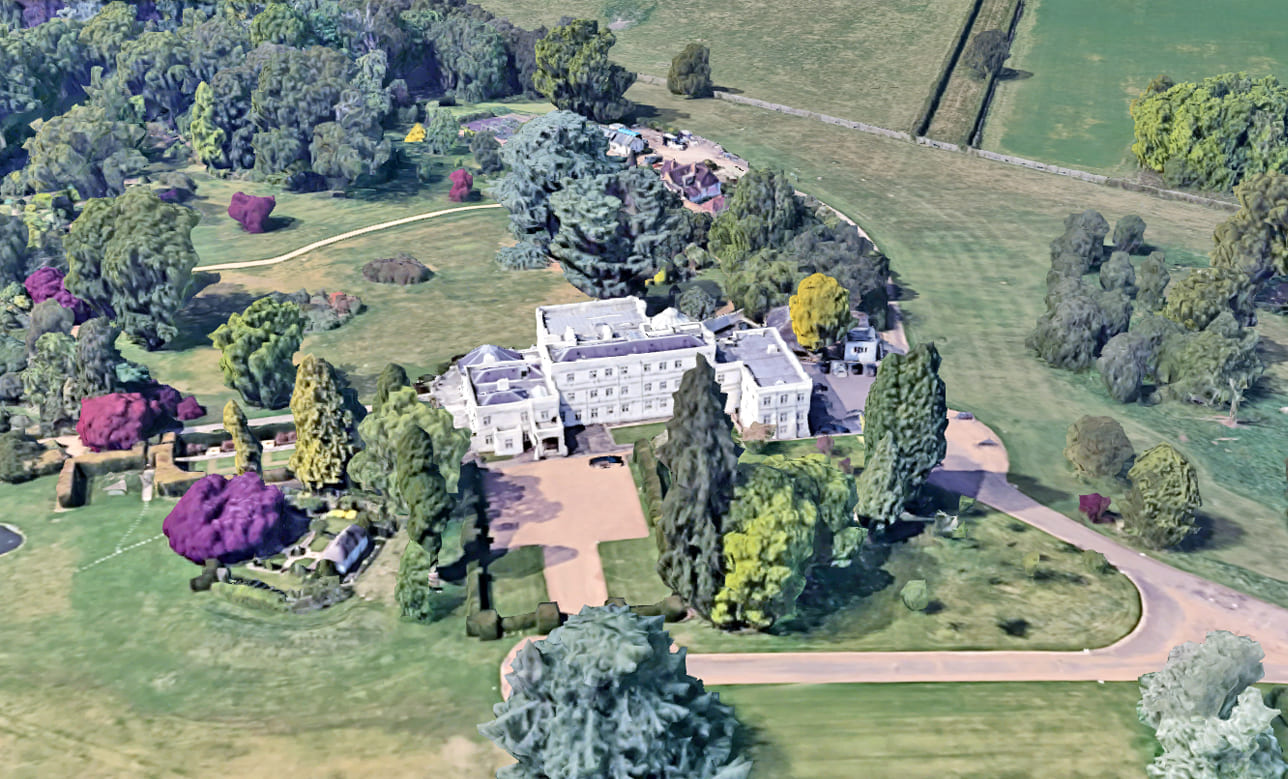 The Gardens and Grounds of Prince Andrew's Royal Lodge Home