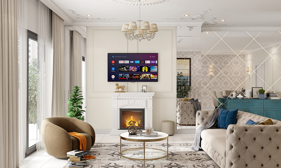 Space-Saving Solutions: TV Stands with Fireplaces for Small Spaces