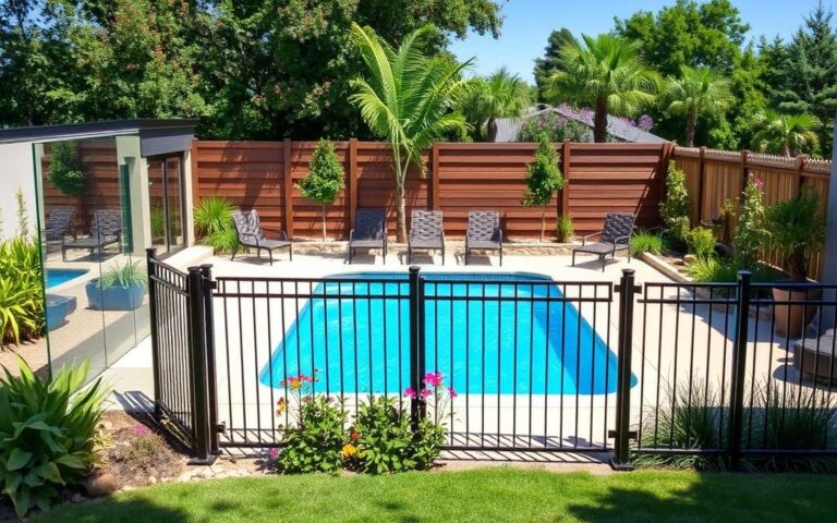 Swimming Pool Fence Ideas: