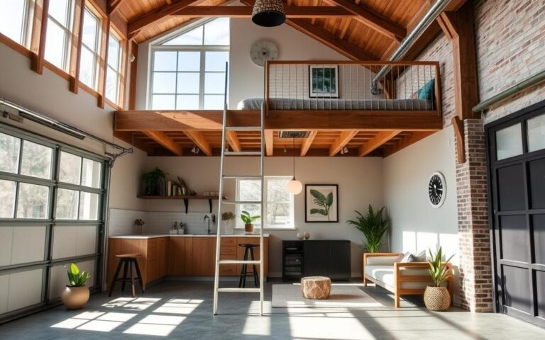 Turning an unused garage into a cozy loft apartment is a smart and creative idea. It's perfect for making more room in your home