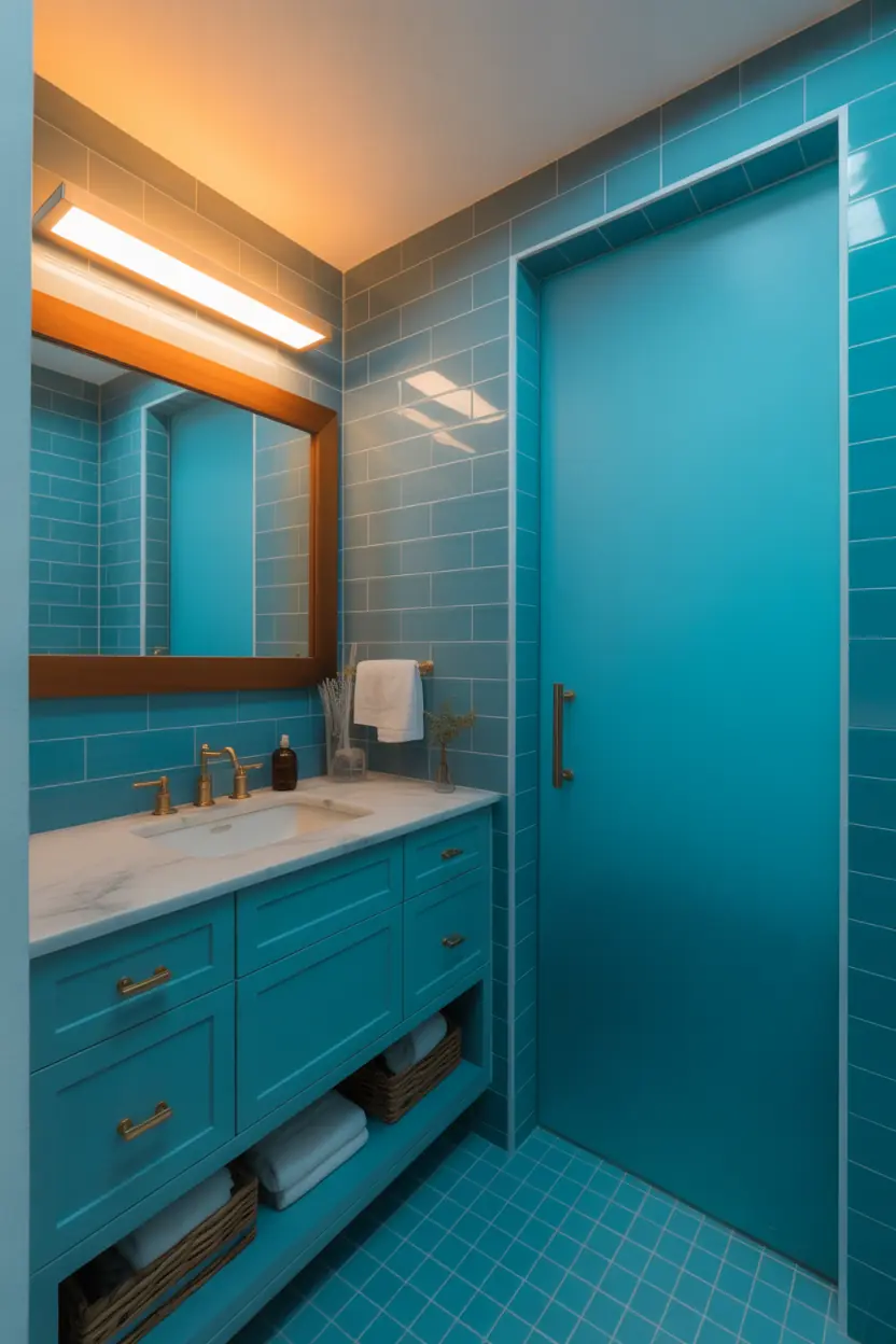 10 Serene Blue Onyx Bathroom Ideas for Relaxing Vibes