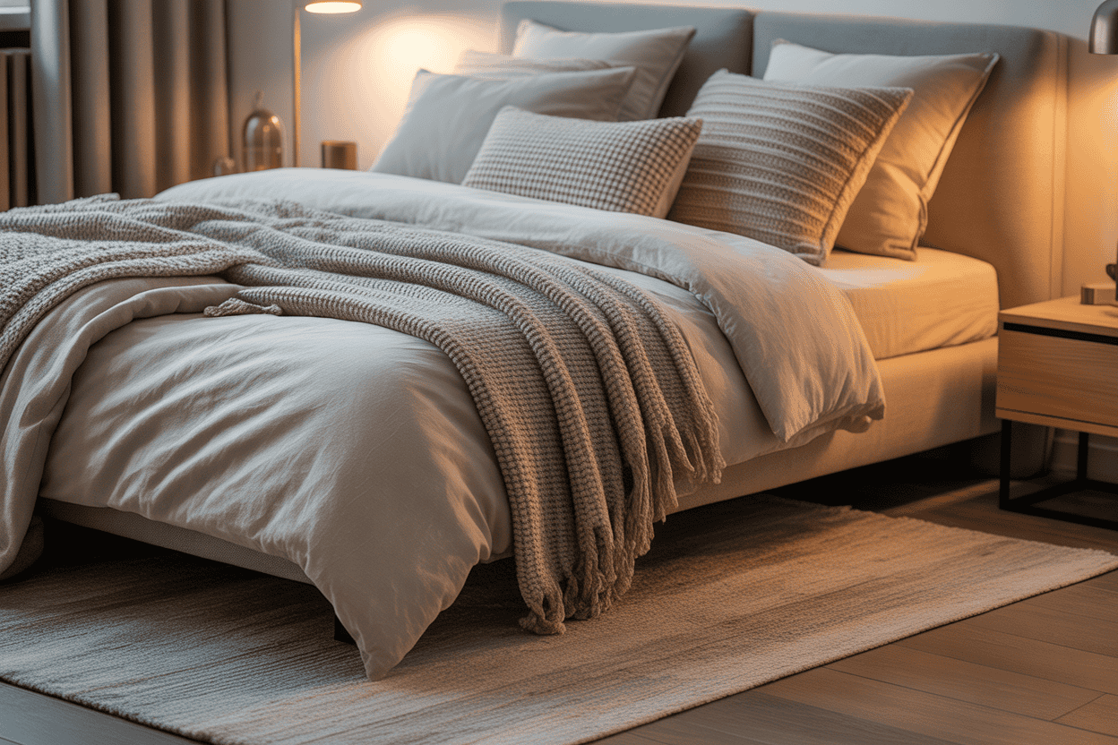 Bring in Texture with Rugs and Fabrics