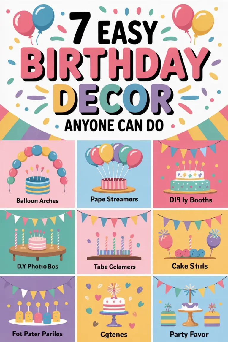 Easy Birthday Decor Ideas Anyone Can Do
