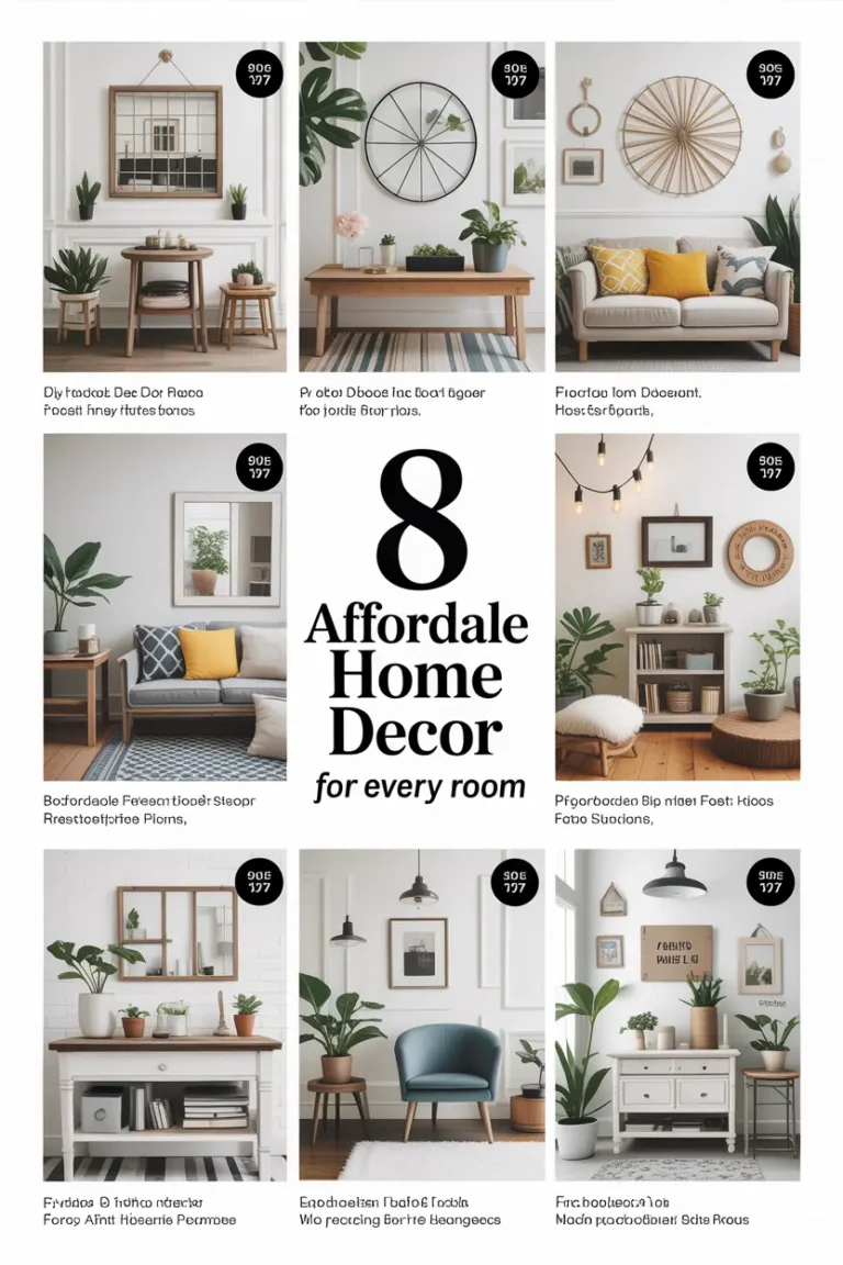 8 Affordable Home Decor Ideas for Every Room