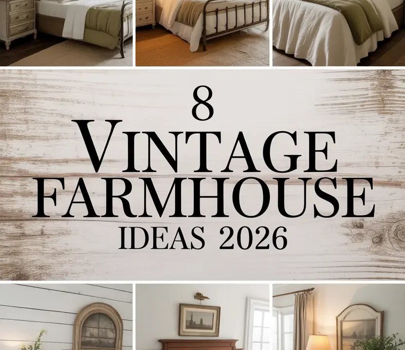 Vintage Farmhouse Bedroom Ideas 2026
