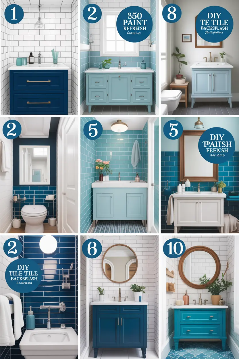 10 Fresh Small Blue Bathroom Ideas and Budget-Friendly Tips
