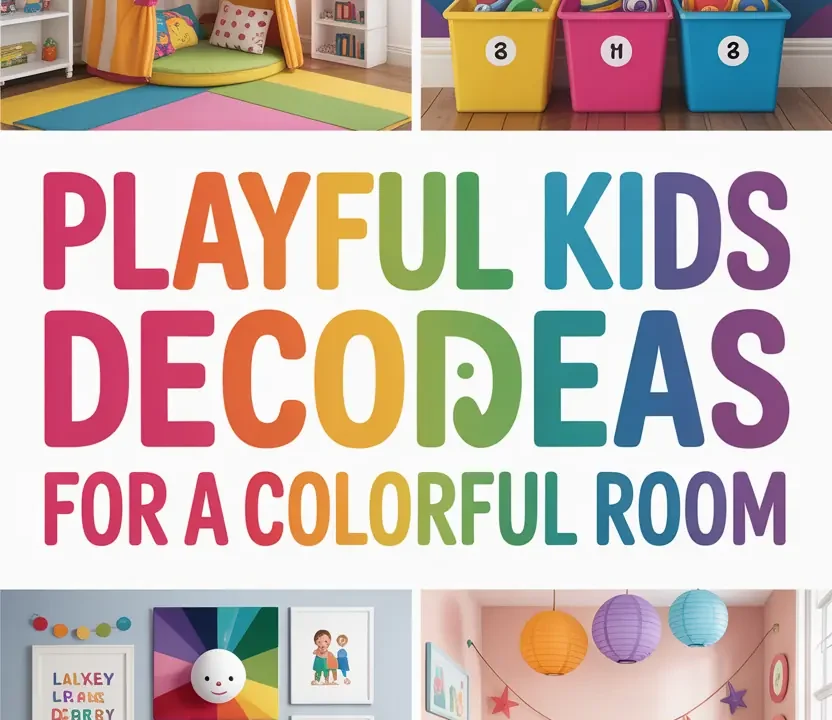 Playful Kids Decor Ideas for a Colorful Room