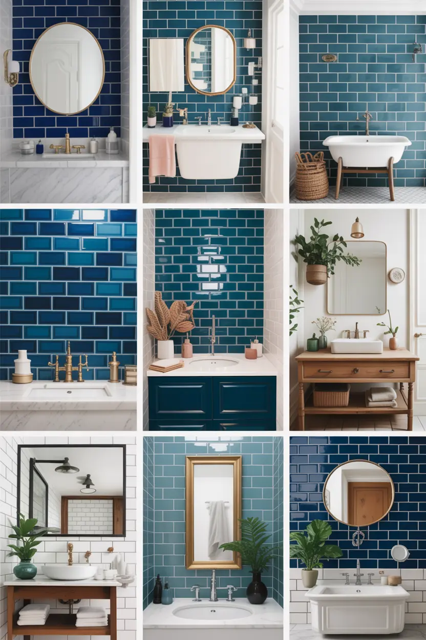 10 Trendy Blue Subway Tile Bathroom Ideas with Personality