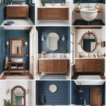 12 AMAZING Blue and Brown Bathroom Ideas You’ll Love