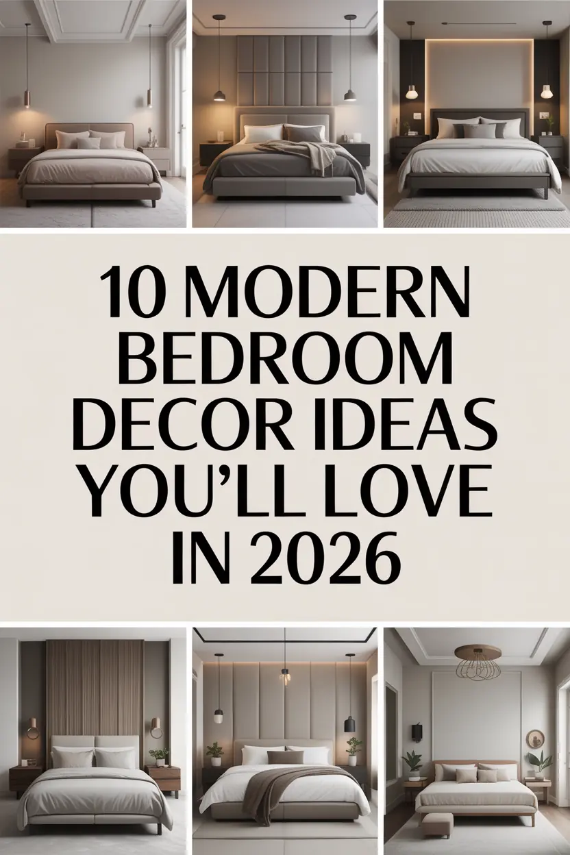 10 Modern Bedroom Decor Ideas You’ll Love in 2026