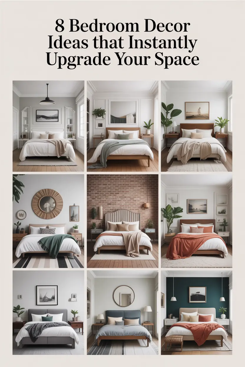 Bedroom Decor Ideas That Instantly Upgrade Your Space