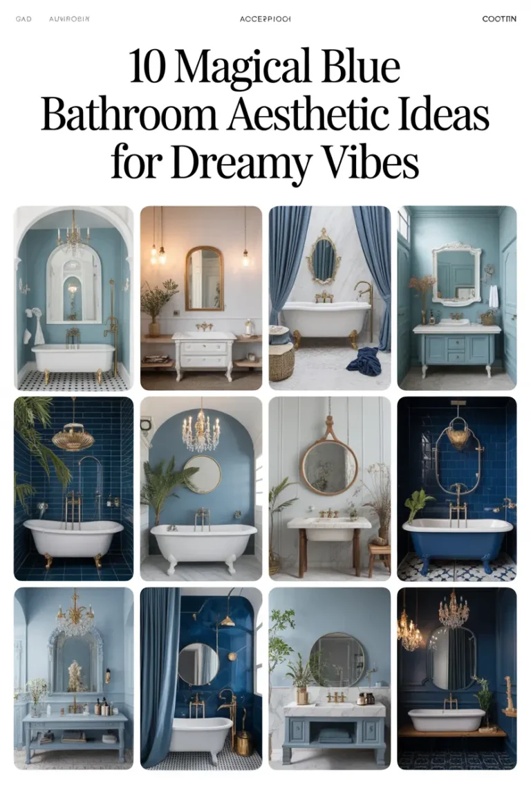 10 Magical Blue Bathroom Aesthetic Ideas for Dreamy Vibes