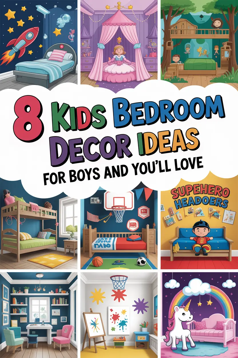 8 Kids Bedroom Decor Ideas for Boys and Girls You’ll Love