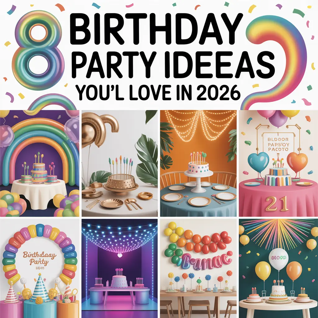 8 Birthday Party Decor Ideas You’ll Love in 2026