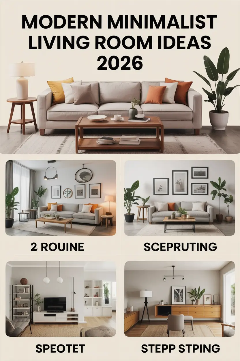 Modern Minimalist Living Room Ideas 2026