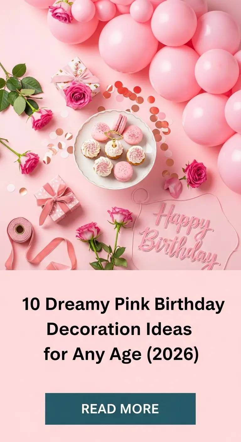 10 Dreamy Pink Birthday Decoration Ideas for Any Age (2026)