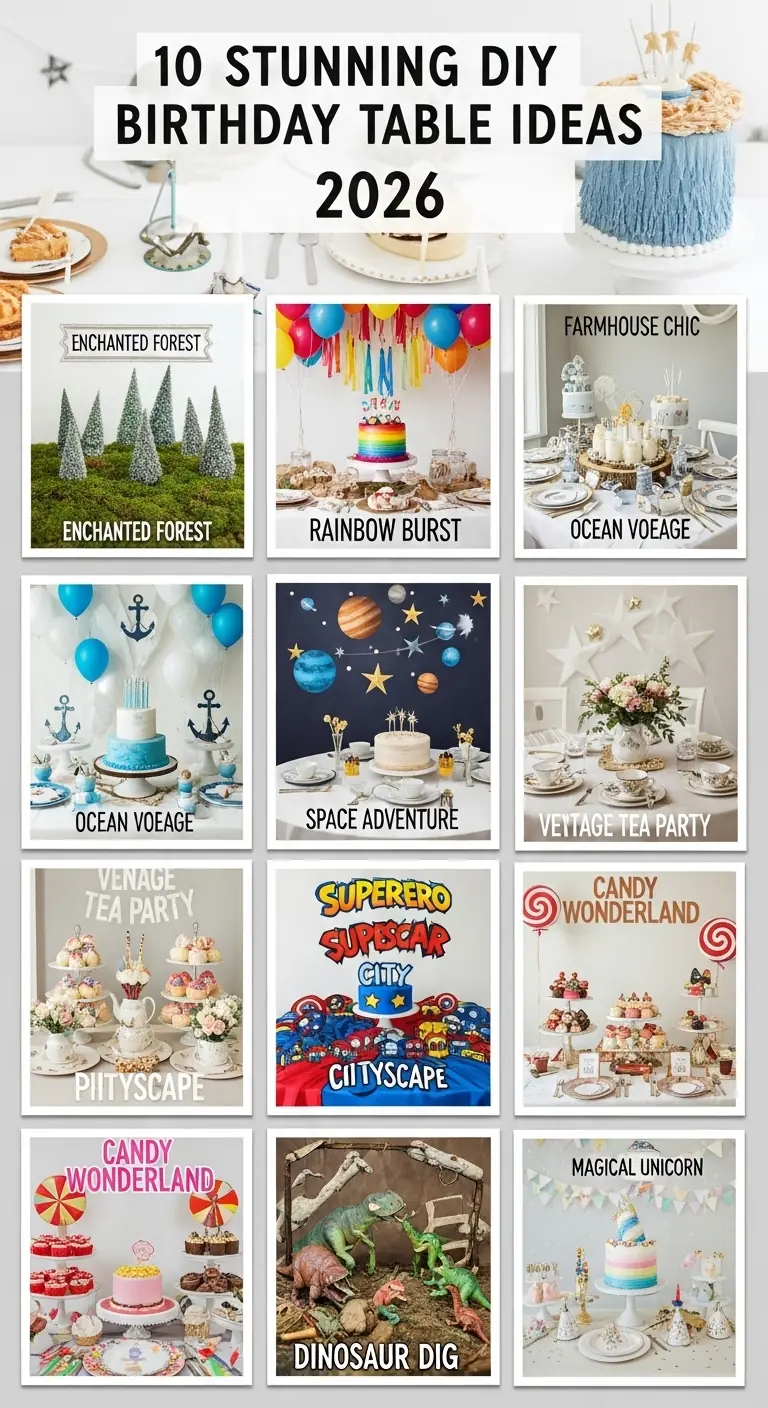 10 Stunning DIY Birthday Table Ideas 2026