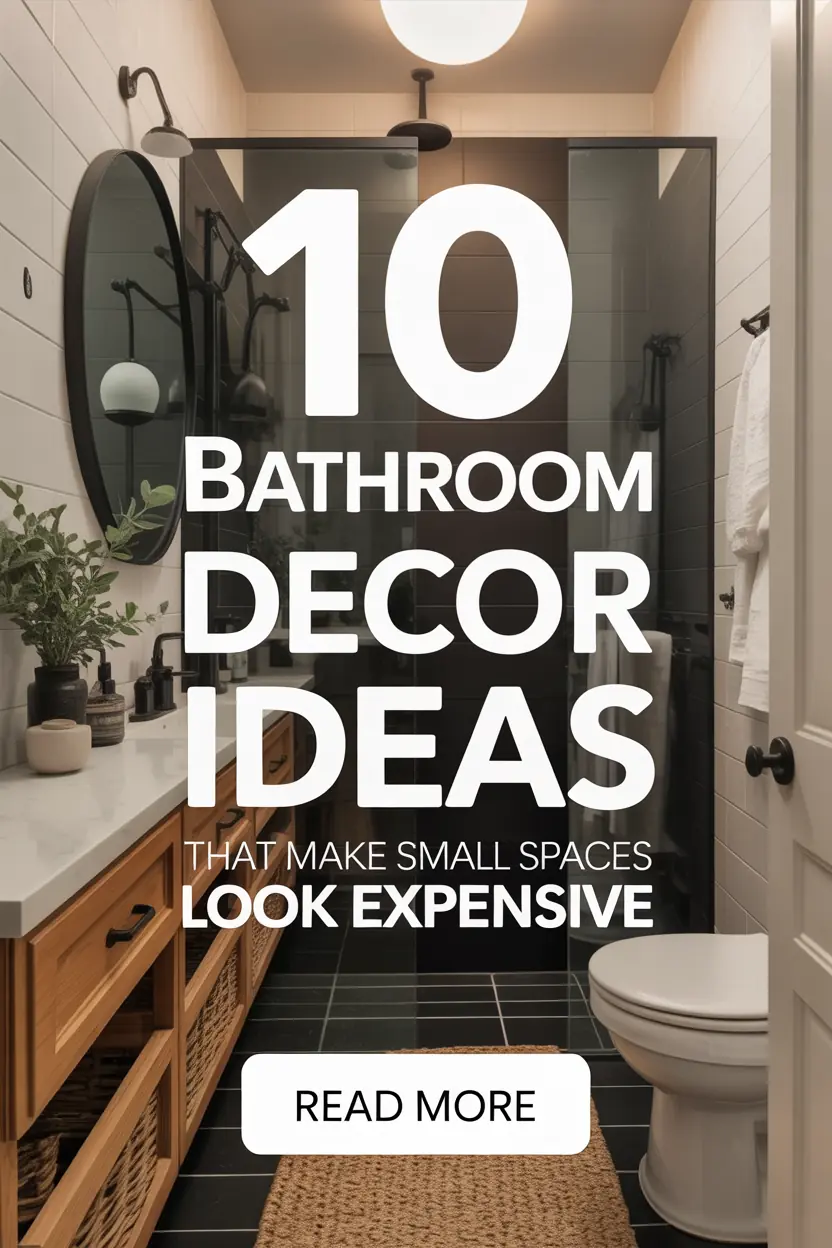 10 Half Bathroom Decor Ideas That Make Small Spaces Look Expensive (2026)