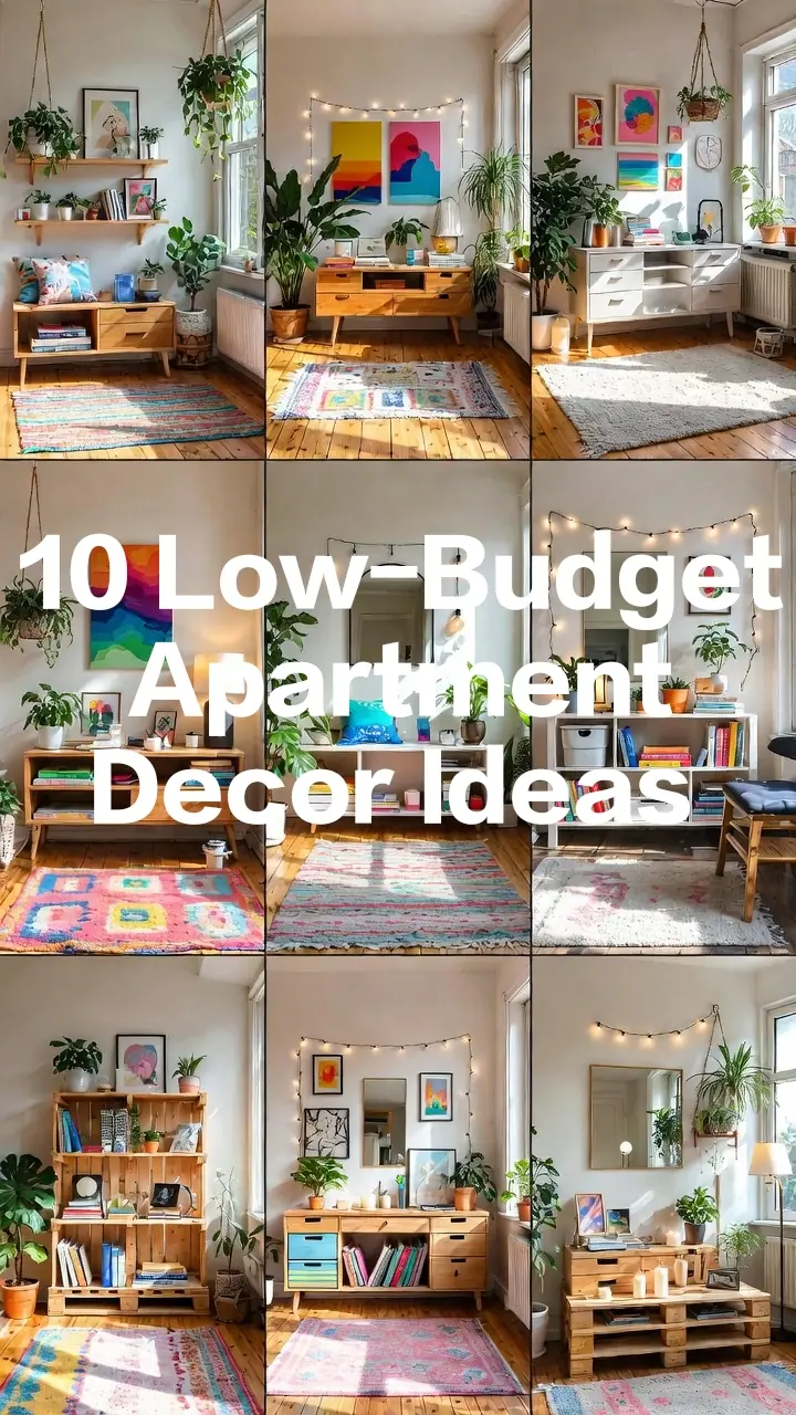 10 Low-Budget Apartment Decor Ideas That Look Stylish