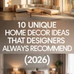 10 Unique Home Decor Ideas That Designers Always Recommend (2026)