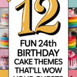 12 Fun 24th Birthday Cake Themes That’ll Wow Your Guests