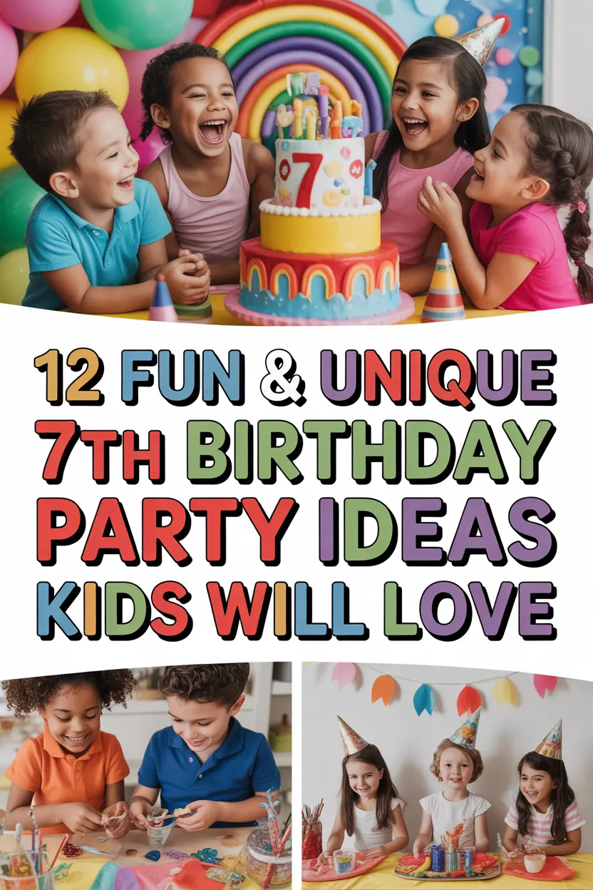 12 Fun & Unique 7th Birthday Party Ideas Kids Will Love
