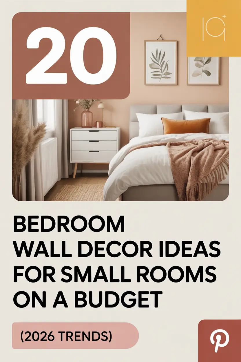 20 Bedroom Wall Decor Ideas for Small Rooms on a Budget (2026 Trends)