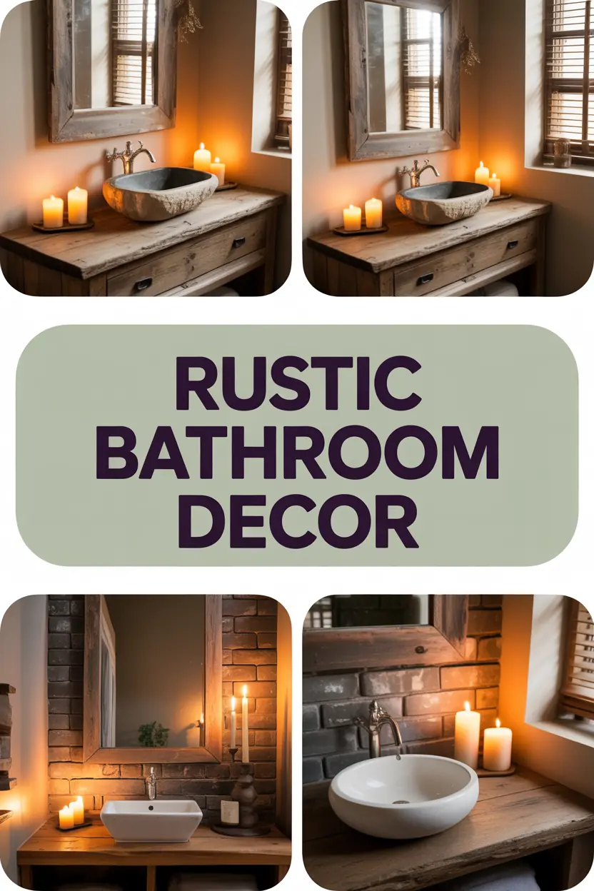 20 Rustic Bathroom Decor Ideas That Feel Warm & Cozy (2026)
