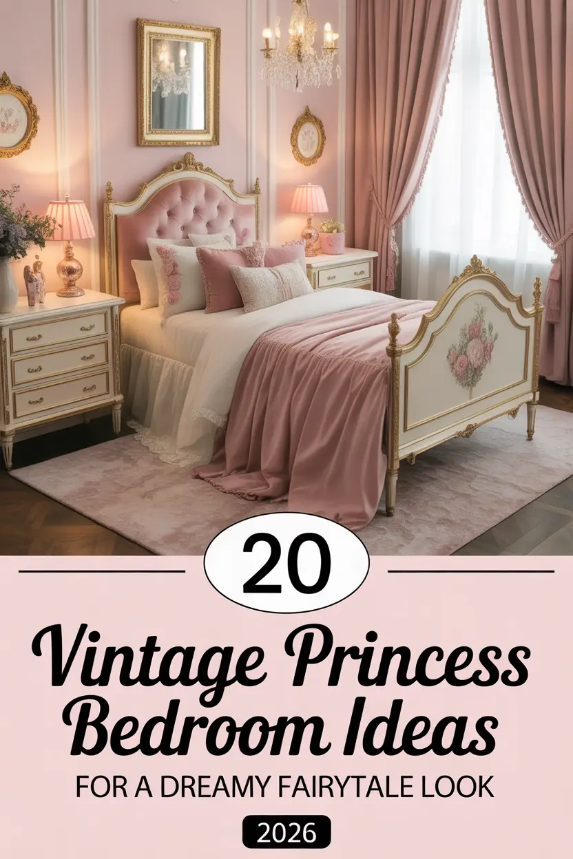 20 Vintage Princess Bedroom Ideas for a Dreamy Fairytale Look (2026)