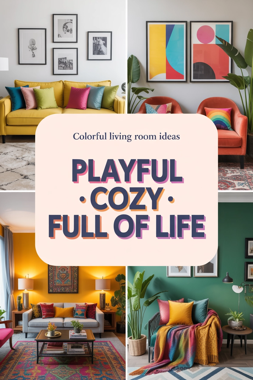Colorful Living Room Ideas That Feel Playful, Cozy, and Full of Life