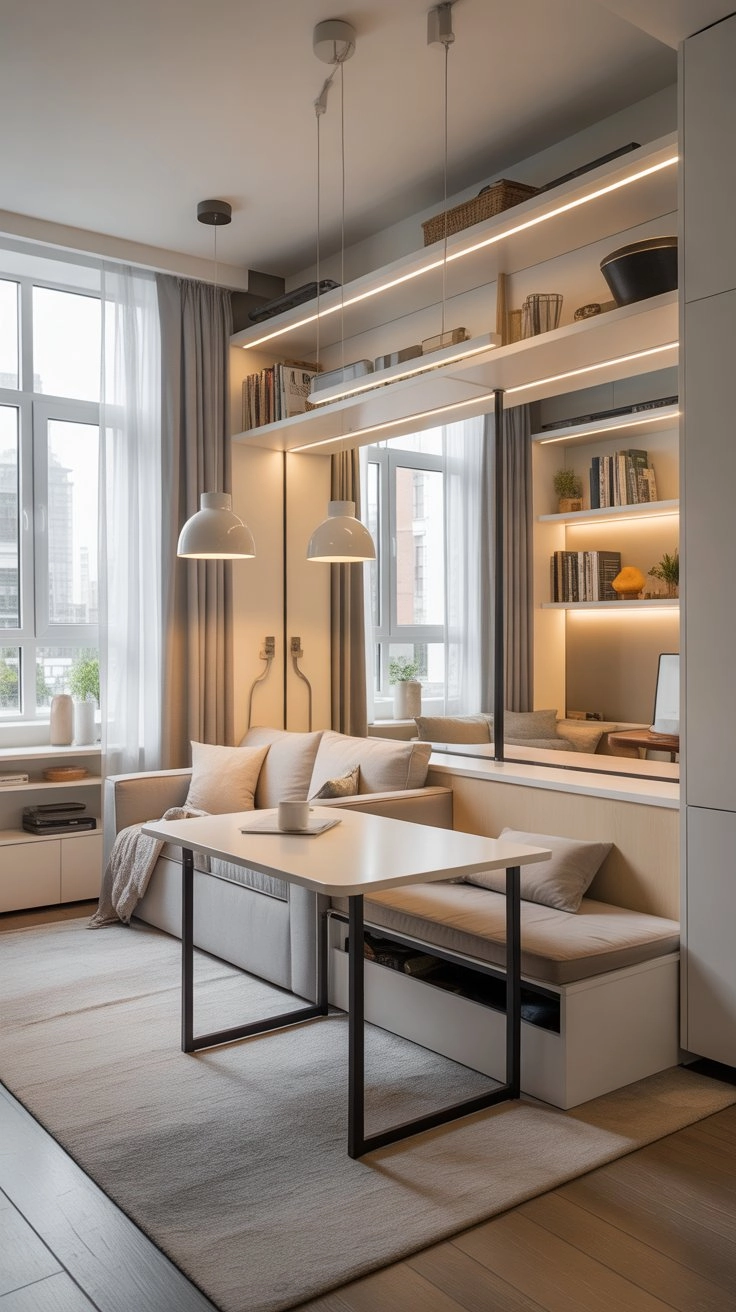 Smart Small Apartment Ideas to Make Your Space Look Bigger