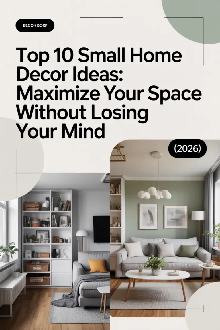 Top 10 Small Home Decor Ideas: Maximize Your Space Without Losing Your Mind (2026)