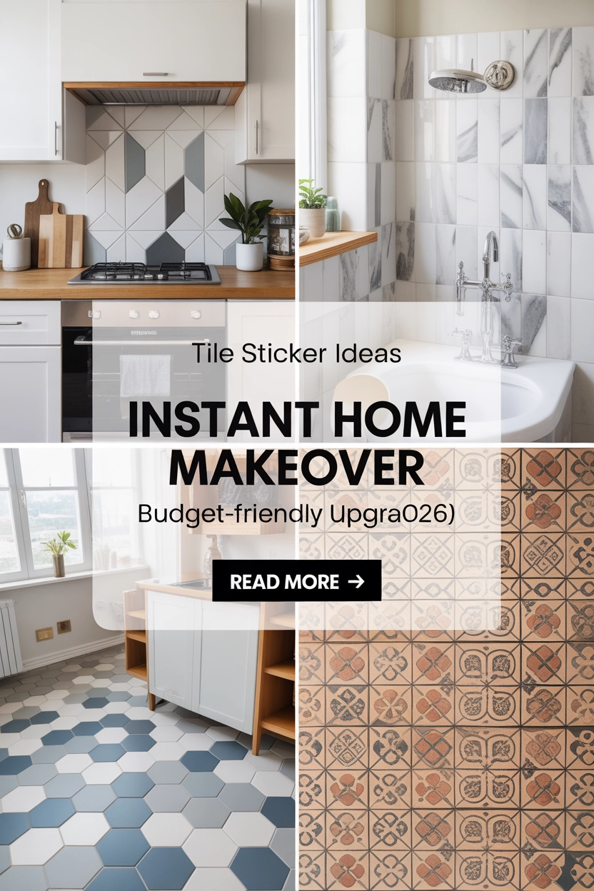 Tile Stickers Home Makeover Ideas That Instantly Transform Your Space (2026)