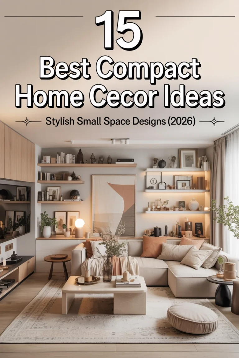 15 Best Compact Stylish Home Decor Design Ideas for 2026