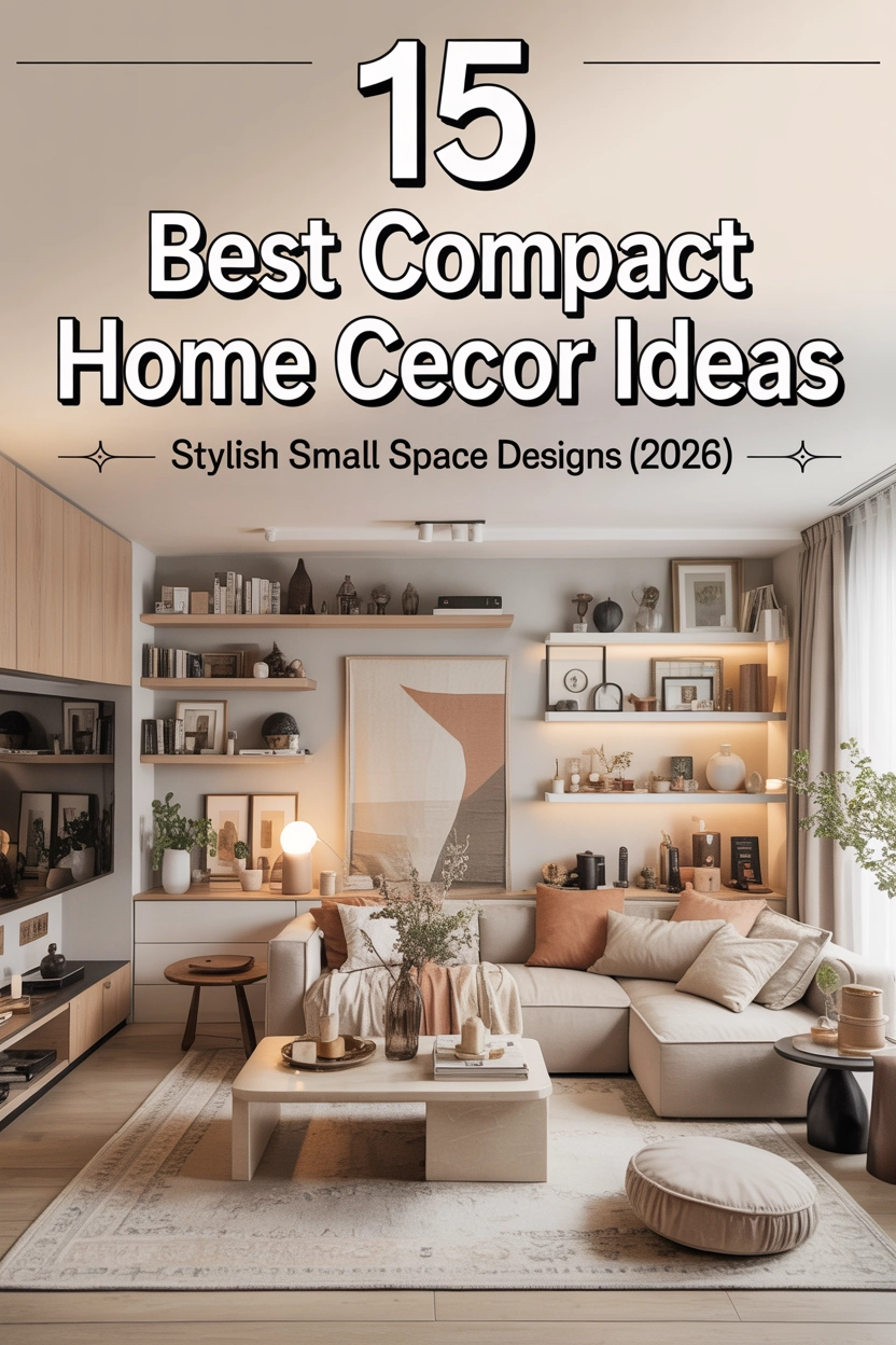 15 Best Compact Stylish Home Decor Design Ideas for 2026