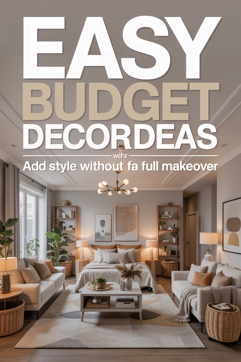 Easy Budget Decor Ideas That Add Style Without a Full Makeover
