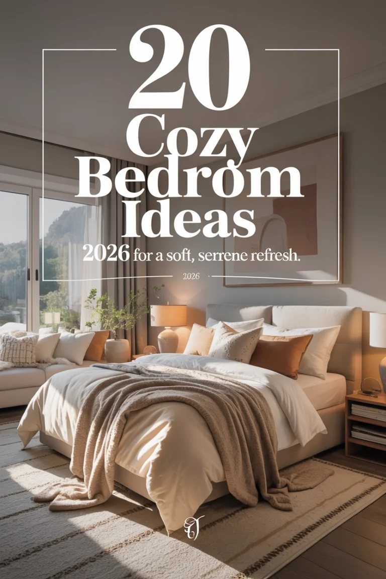 20 Cozy Bedroom Ideas 2026 for a Soft, Serene Refresh
