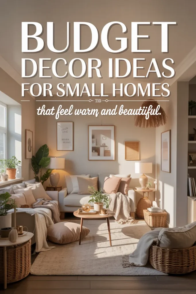 Budget Decor Ideas for Small Homes That Feel Warm and Beautiful