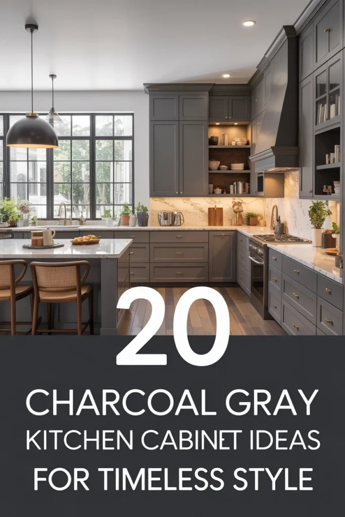 20 Charcoal Gray Kitchen Cabinet Ideas for Timeless Style