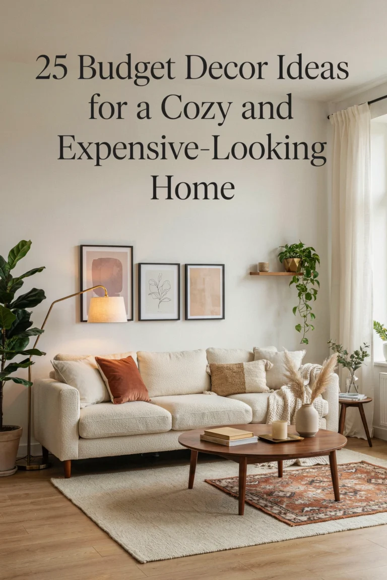 25 Budget Decor Ideas for a Cozy and Expensive-Looking Home
