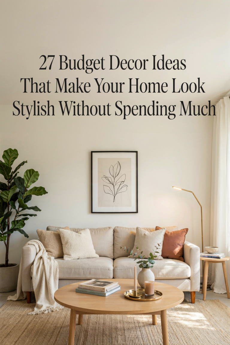 27 Budget Decor Ideas That Make Your Home Look Stylish Without Spending Much