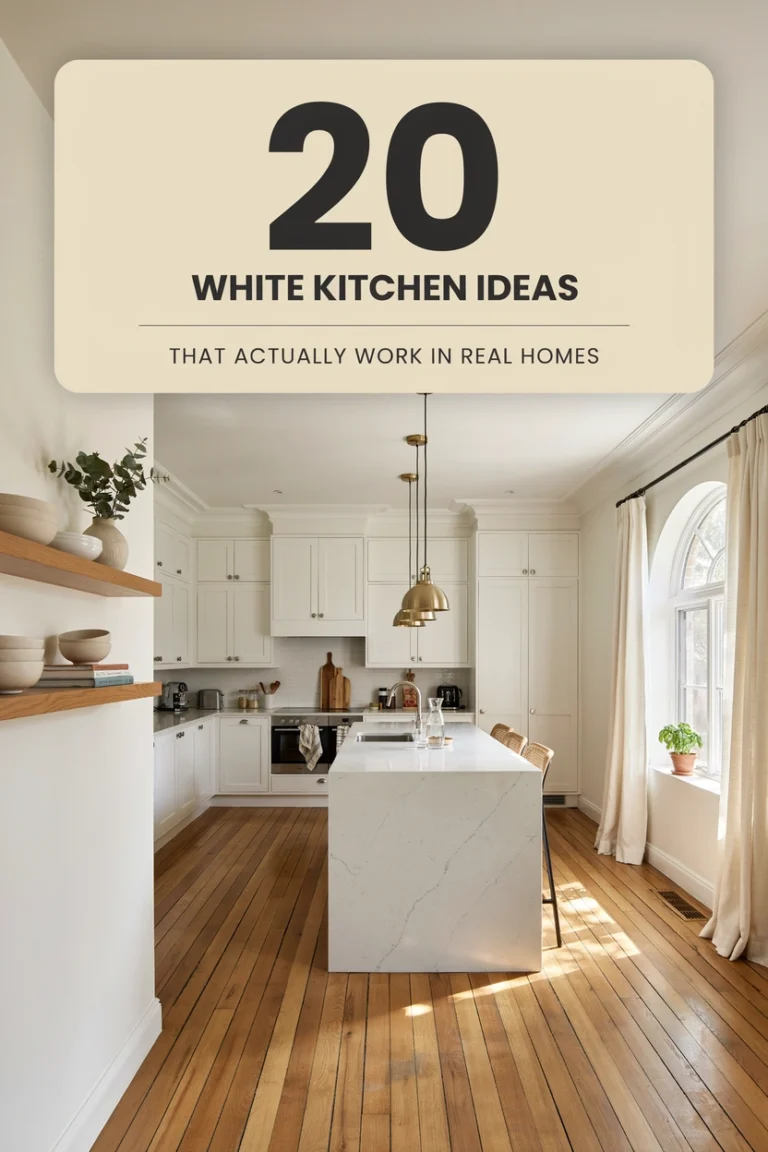 20 White Kitchen Ideas That Actually Work in Real Homes
