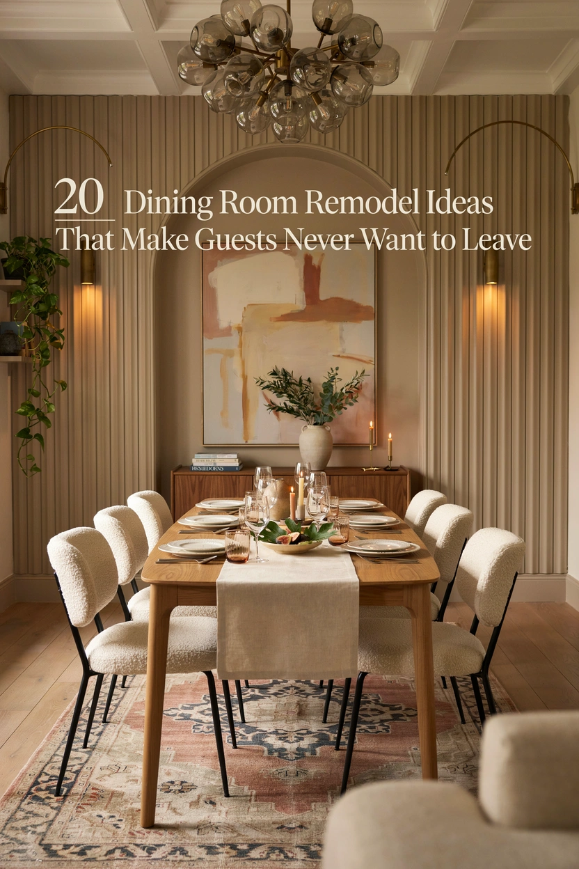 20 Dining Room Remodel Ideas That Make Guests Never Want to Leave
